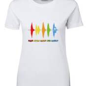 Ladies Basic White Tee