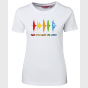 Ladies Basic White Tee